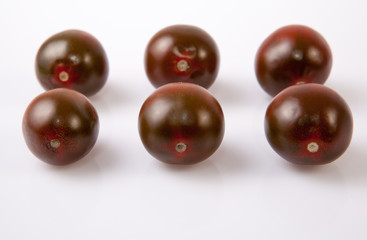 Dark green cherry tomatoes