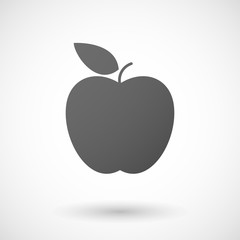 apple  icon on white background