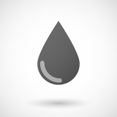 blood drop  icon on white background