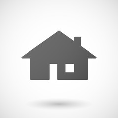 house  icon on white background