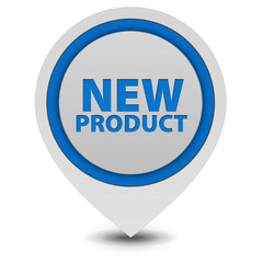 new product pointer icon on white background