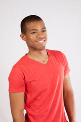 Obraz premium Black man smiling