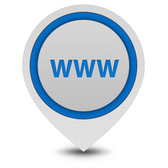 www pointer icon on white background