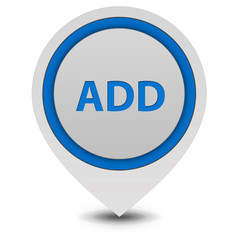 add pointer icon on white background