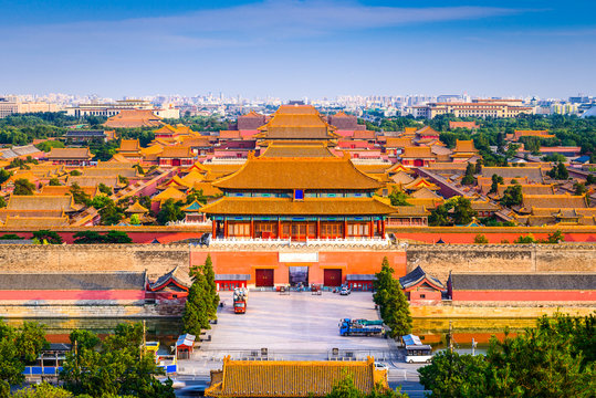 Fototapeta Forbidden City of Beijing, China