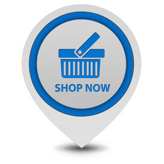 Buy now pointer icon on white background
