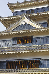 Fototapeta na wymiar Japanese old architecture