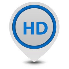 HD pointer icon on white background