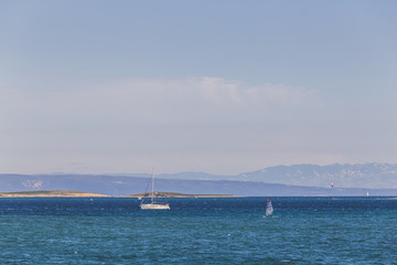 Fototapeta na wymiar Segelboot in Kroatien