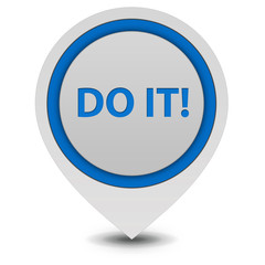 Do it pointer icon on white background