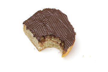 sandwich on the white background