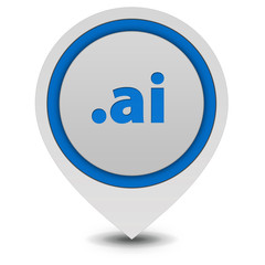 .ai pointer icon on white background