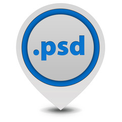 .psd pointer icon on white background