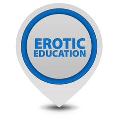 Erotic Education pointer icon on white background