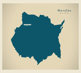 Modern Map - Morelos MX