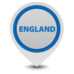 England pointer icon on white background