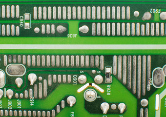 Printed-circuit board- It is photographed by close up