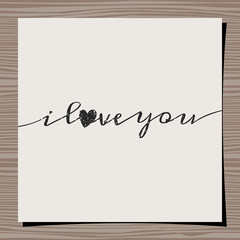 Typographic Design Greeting Card Template