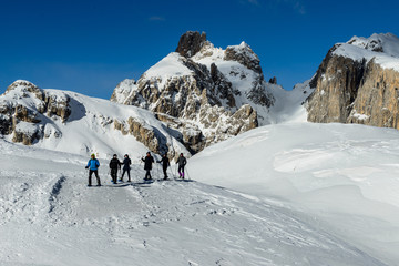 Fototapeta na wymiar Trentino, Escursione invernale 1
