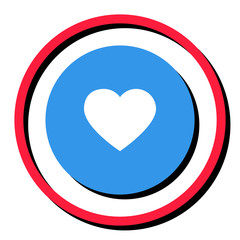 Heart vector icon