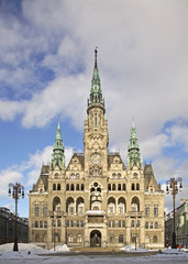 Fototapeta na wymiar Liberec Town Hall. Czech Republic