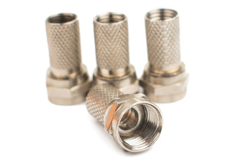 gilded television connectors