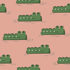 Obraz premium Crocodile doodle