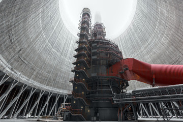 Thermal power plant interior - 76379136