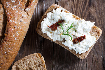 Homemade bread.