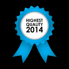 blue badge - highest quality 2014
