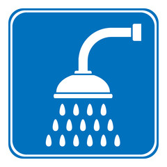 Fototapeta premium Shower icon.