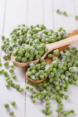 Frozen green peas