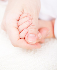 Fototapeta premium Mother with newborn baby