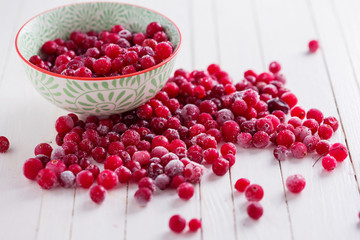 Frozen cranberry