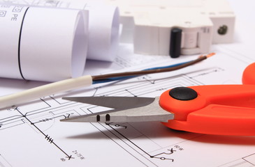 Accessories for engineer jobs and rolls of diagrams
