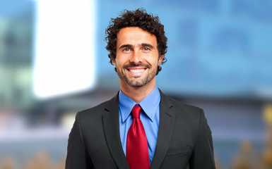 Fototapeta premium Confident male manager
