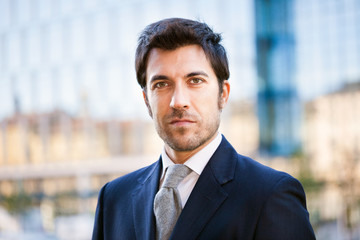 Fototapeta premium Handsome businessman portrait