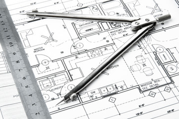 Construction planning drawings