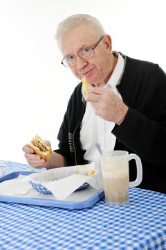 Seniors Enjoy Fast Food Too