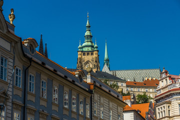 Obraz premium District of the Lesser Town. Prague, Czech Republic.