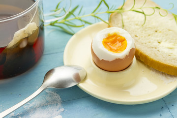 breakfast soft boiled egg