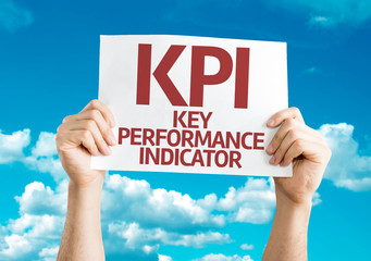 KPI card with sky background