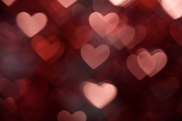 dark brown heart shape holiday background