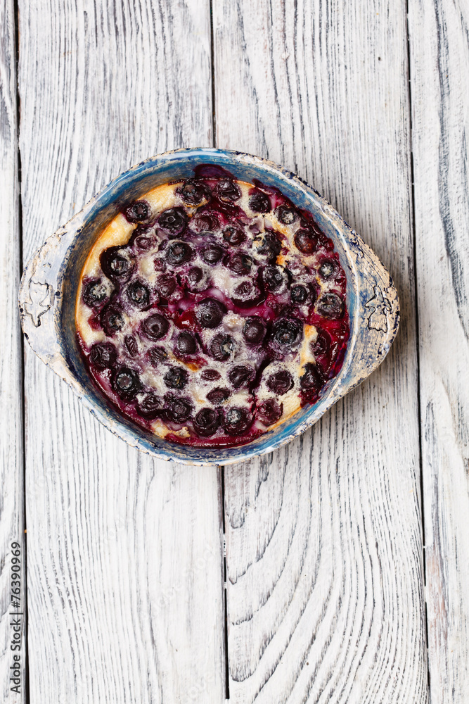 Canvas Prints cake with blueberries