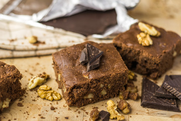 Chocolate Walnut Pie
