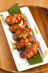Thai Spicy Chicken Wings Appetizer