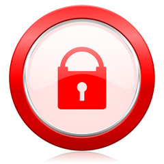 padlock icon secure sign