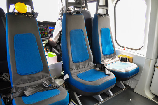 Helicopter Interior And Seat For Passenger