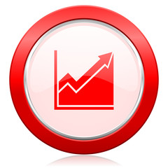 histogram icon stock sign
