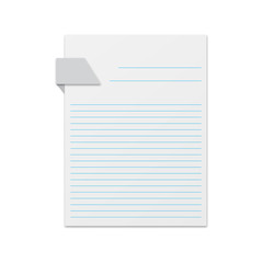A piece of paper for notes